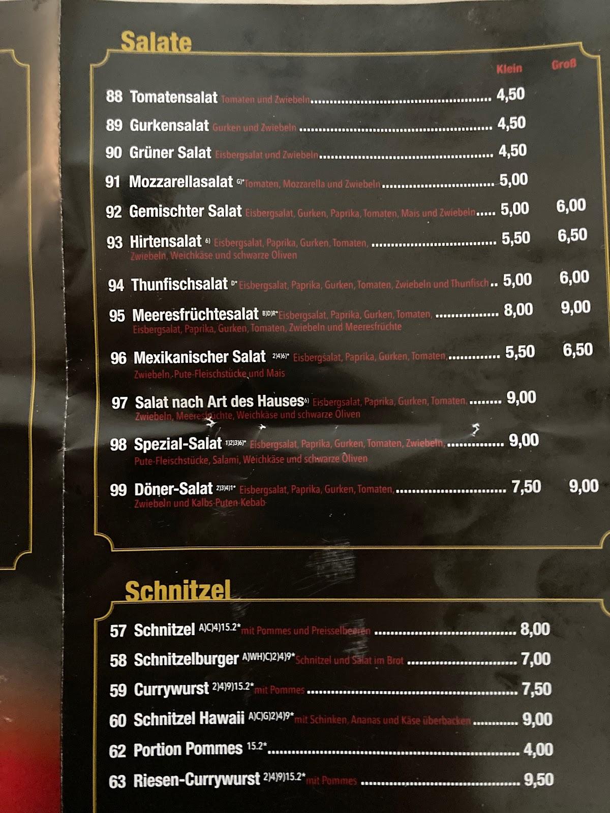 Speisekarte von Aram‘s Döner restaurant, Neumarkt-Sankt Veit