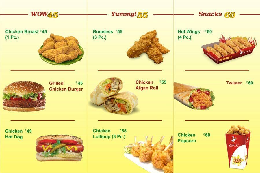 KFCC menu