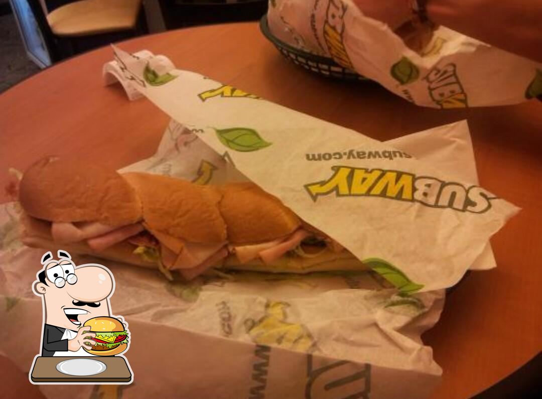 Menu au Subway fast food, Turin, Via Giuseppe Garibaldi