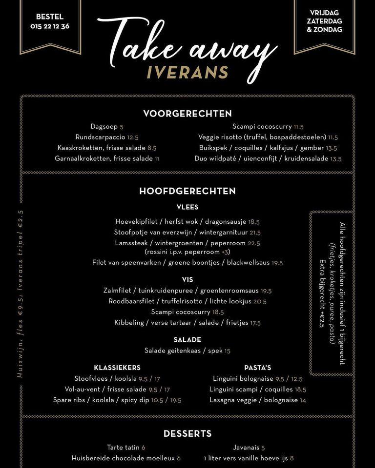 Menu de Iverans
