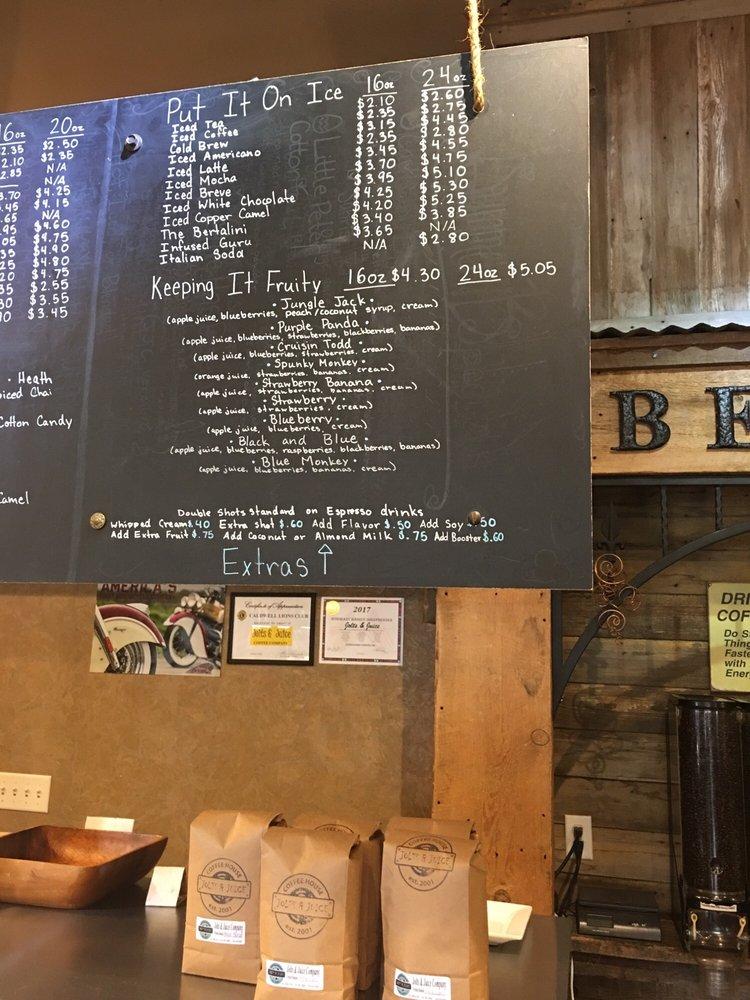 Carta de Jack Henry Coffee House, Caldwell