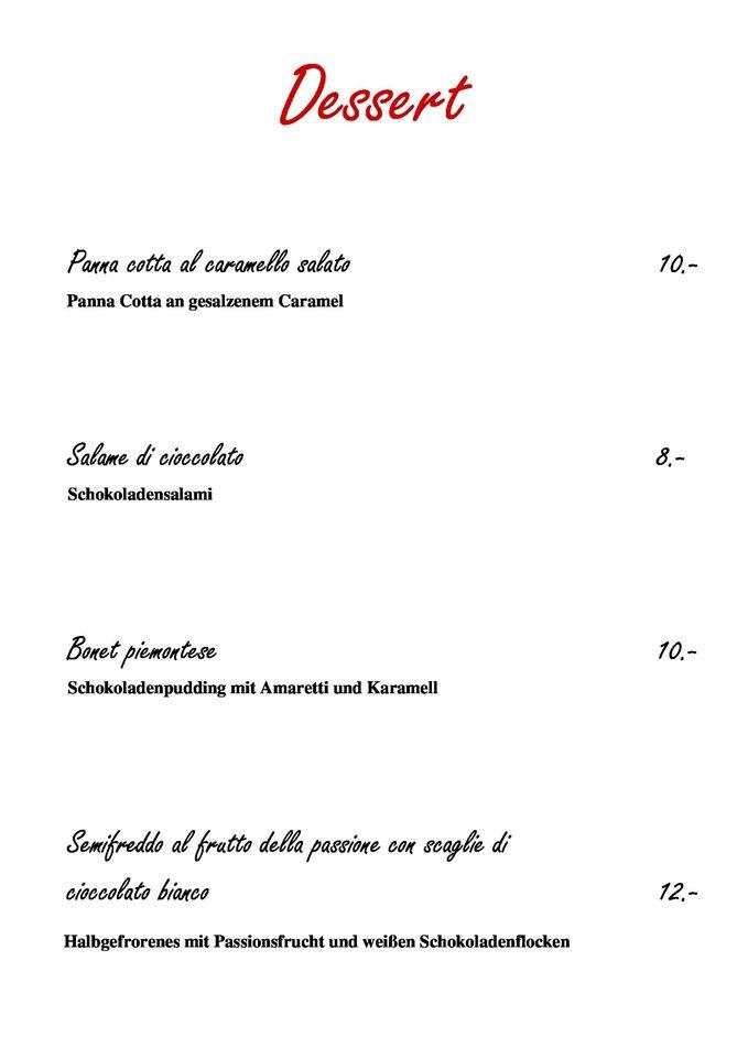 Menu di Locanda Poncini 
