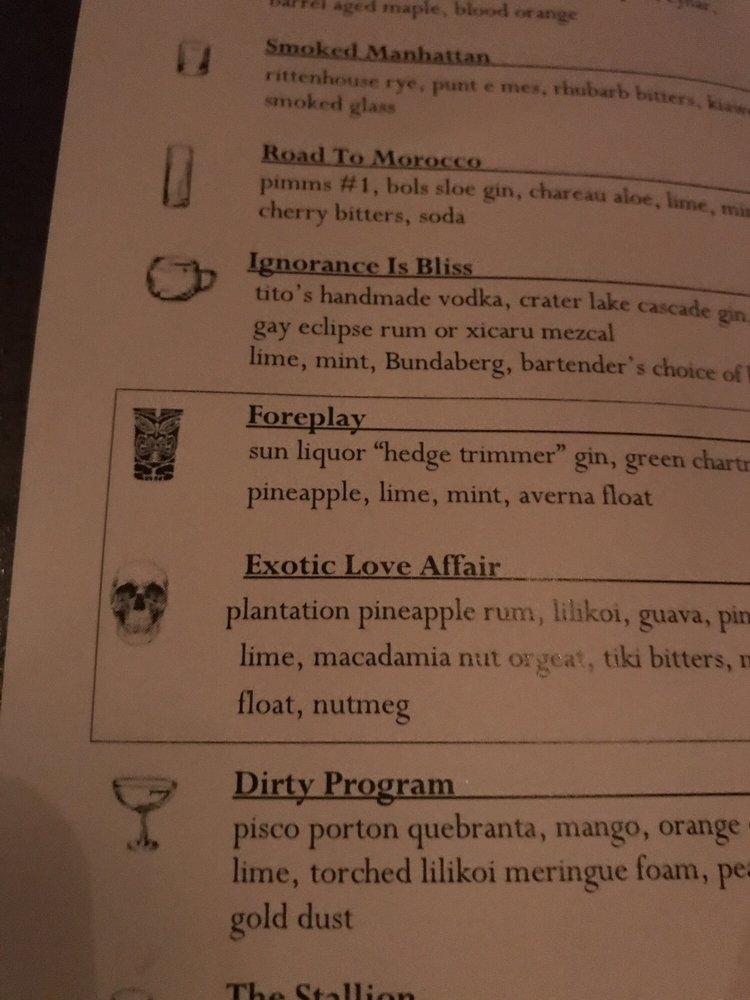 Menu at Gaslamp pub & bar, Kailua