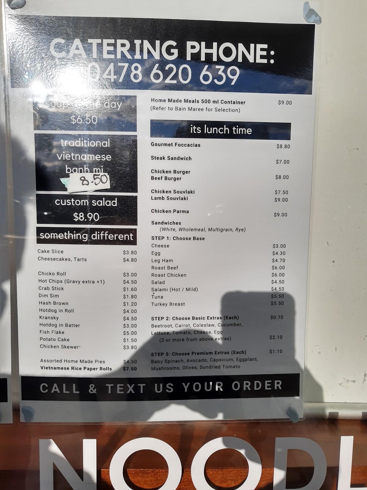 Menu at HM Wrap & Roll restaurant, Ballarat Central