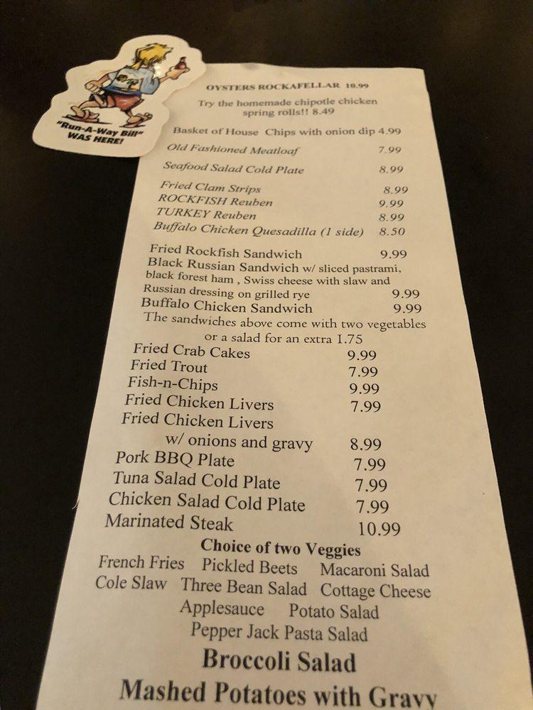 Menu at Beach Pub, Virginia Beach, Laskin Rd