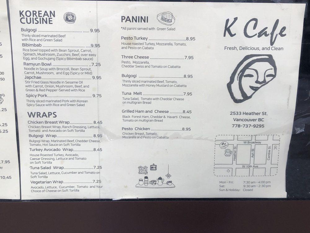 k cafe menu｜TikTok Search