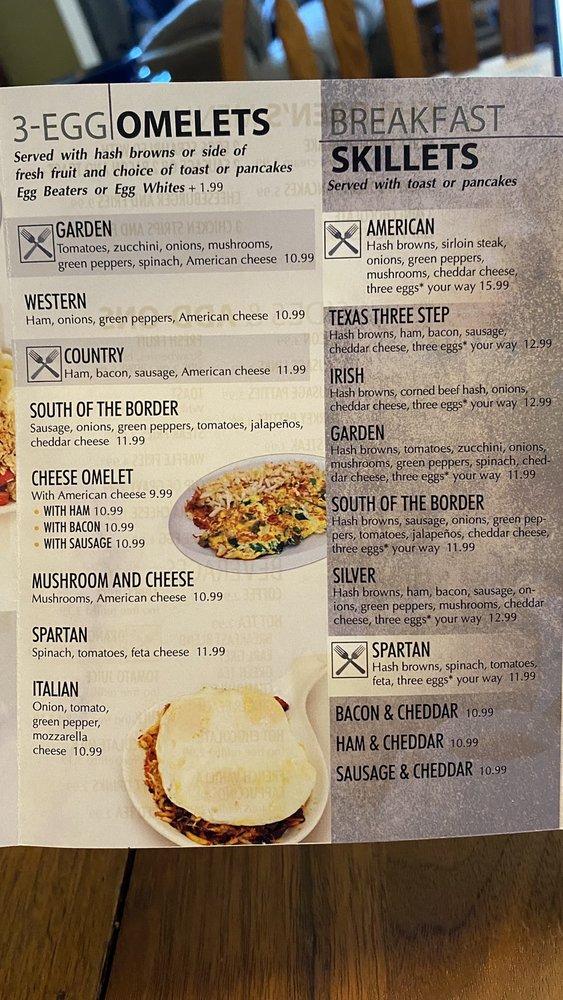 Carta del restaurante Silver Pancake House, Warson Woods