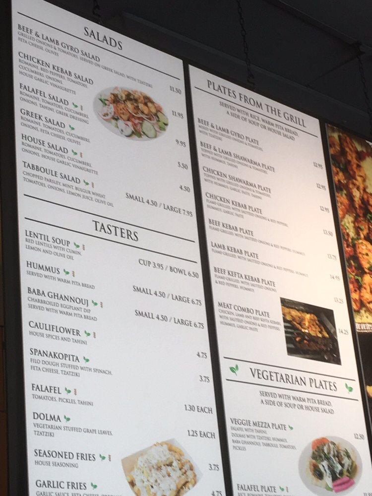 Menu at Garlic Crush restaurant, Seattle