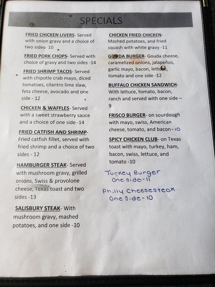 Menu at South Cobb Diner restaurant, Austell