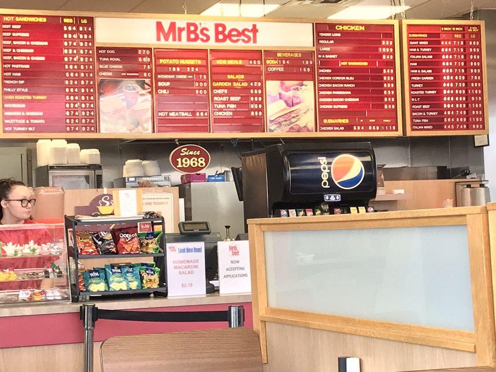 Menu at Mr B's Best Beef & Subs restaurant, Queensbury