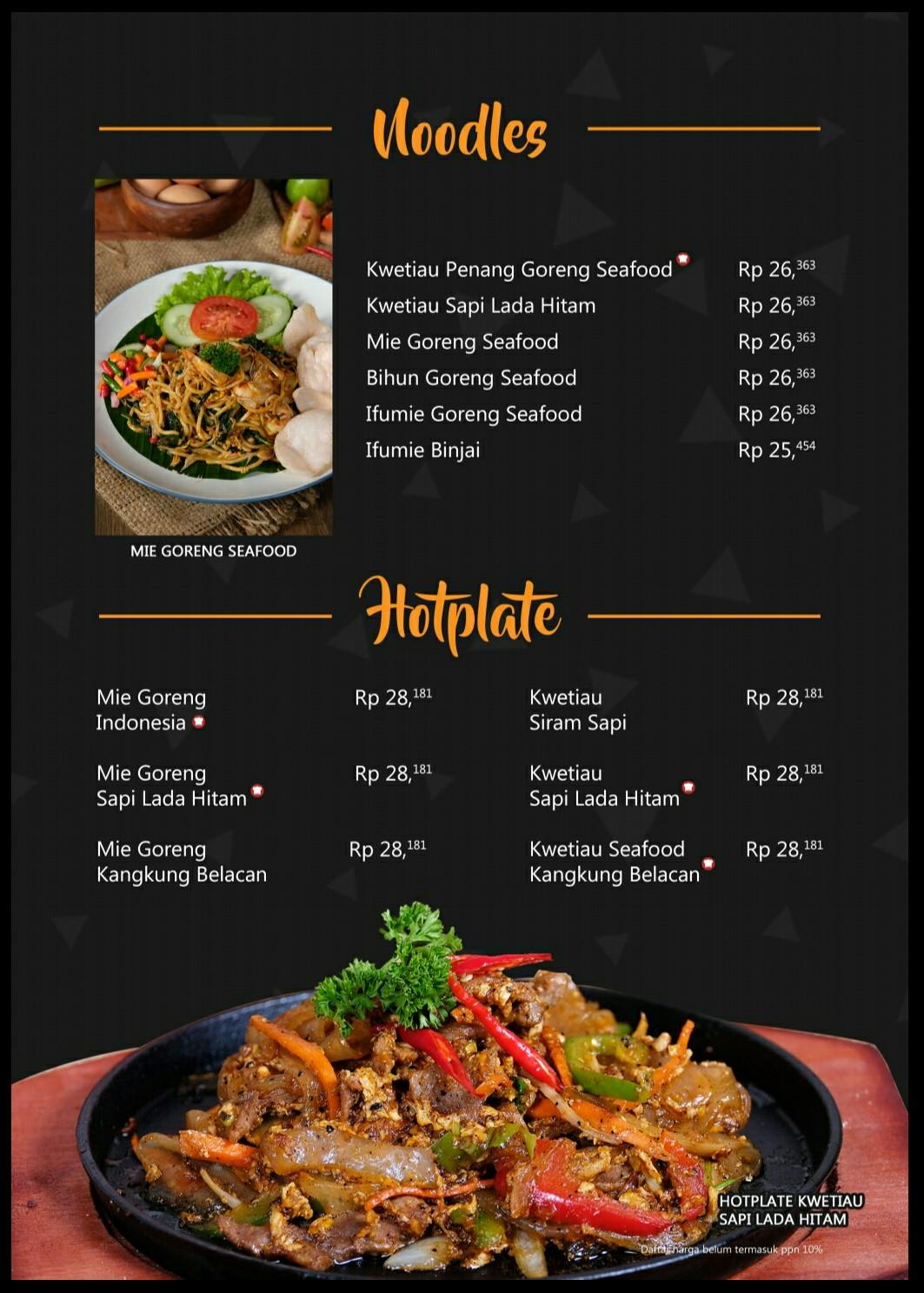 Menu At The Chicken Holic Manhattan Restaurant Medan