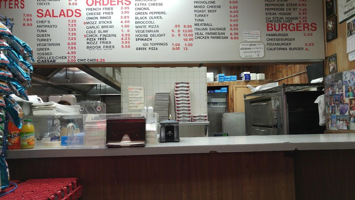 Menu at Overbrook Pizza pizzeria, Philadelphia, N 63rd St