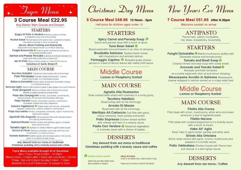 Menu at La Cava Restaurant, Wigan, 174 Wigan Rd