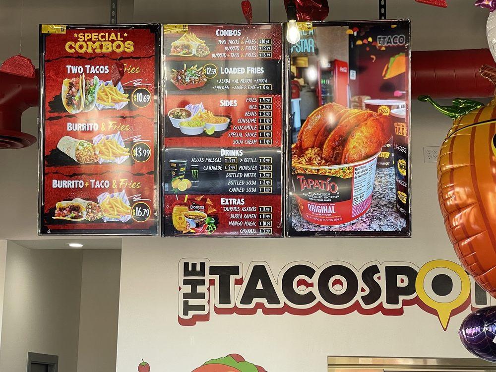 Menu at The Taco Spot - Mesa restaurant, Mesa