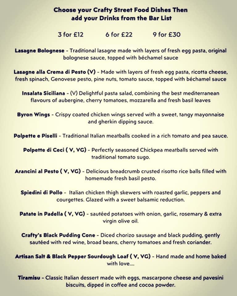 Menu at The Lamb & Flag pub & bar, Worcester