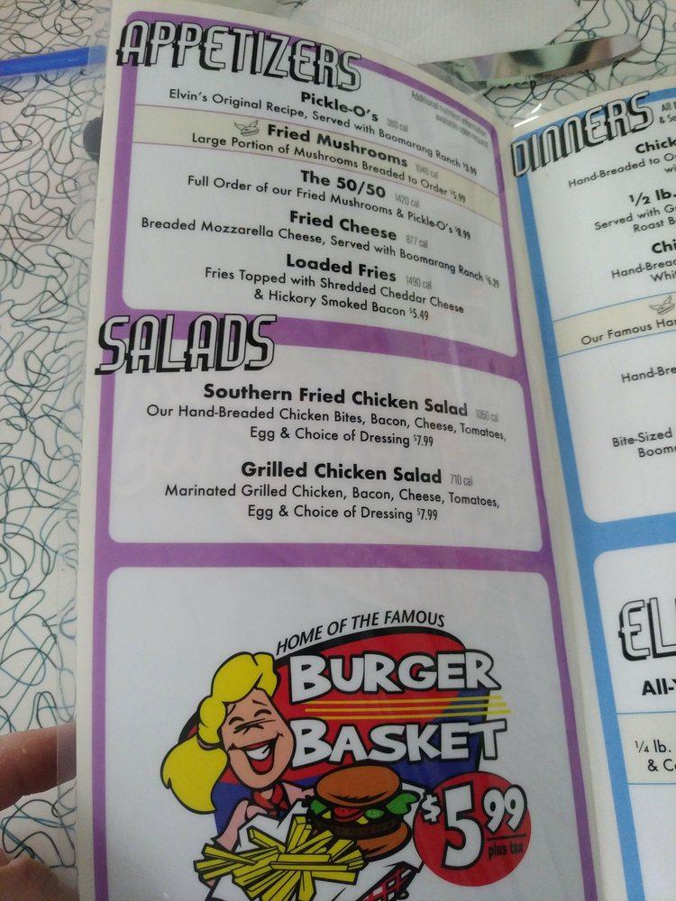 Menu at Boomarang Diner Enid/Oakwood restaurant, Enid, 721 S Oakwood Rd