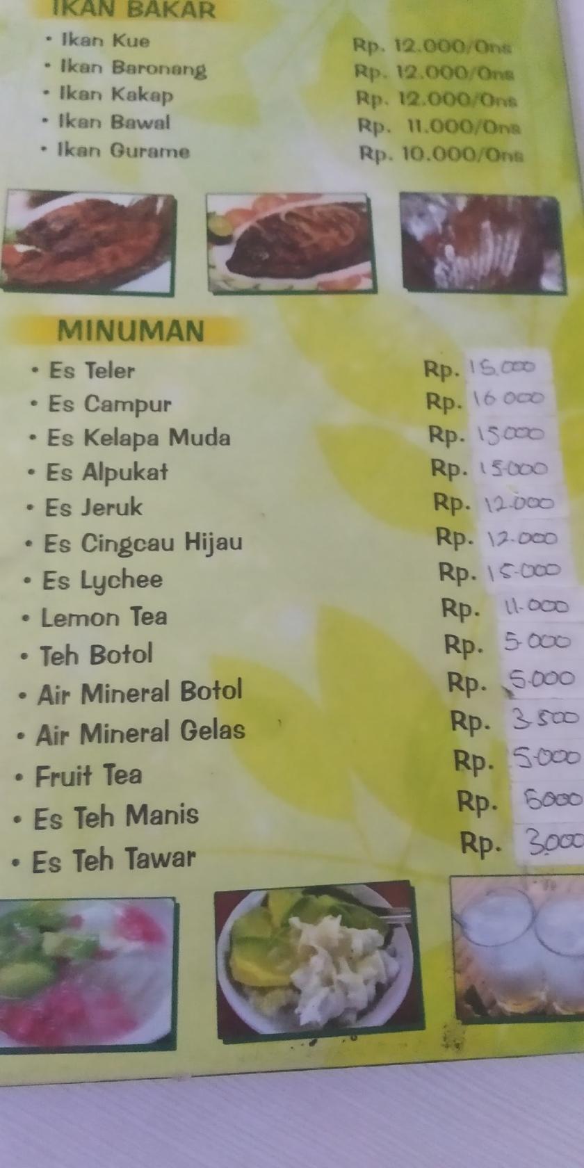 Menu At Evergreen Chinese Food Restaurant, Padalarang