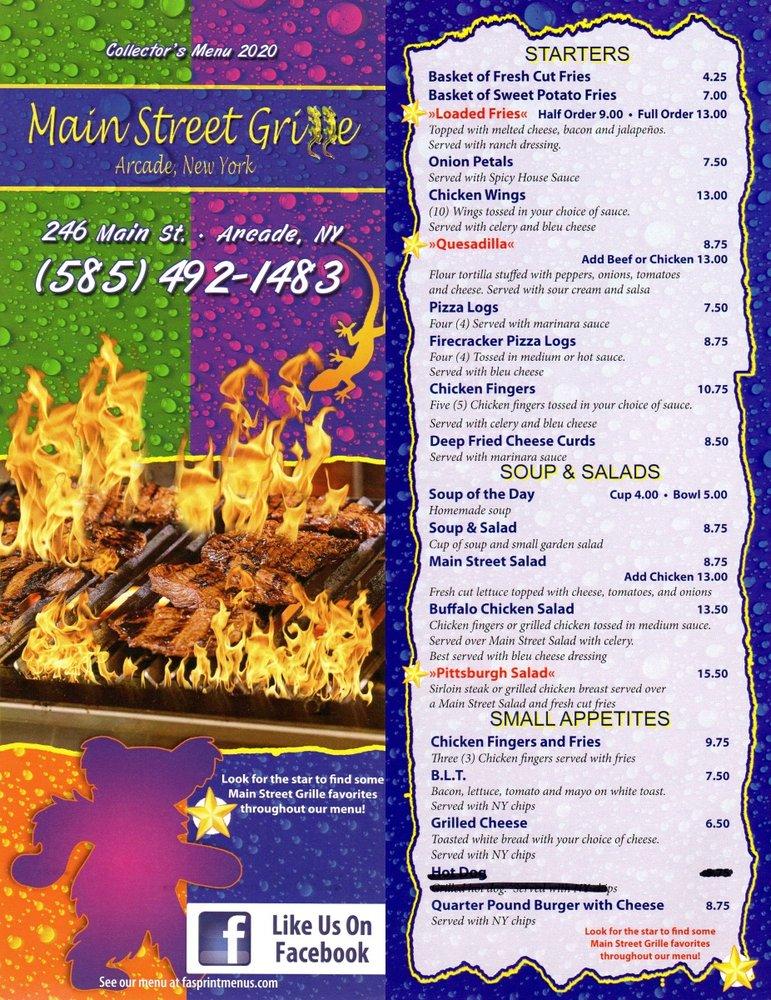 Rbe6 Main Street Grille Menu 2023 04 