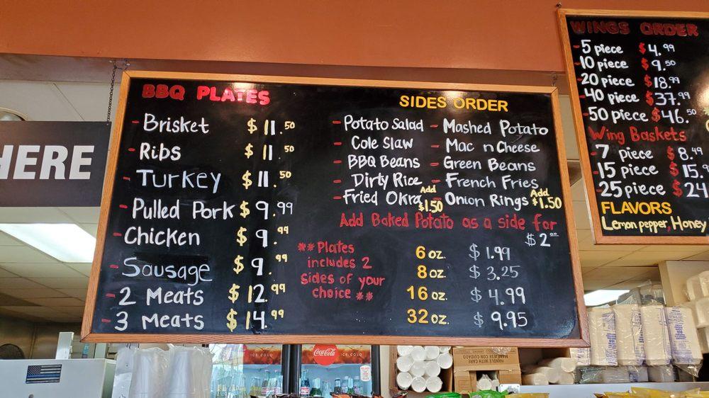 Menu at Rack Shack BBQ & Wings, Houston