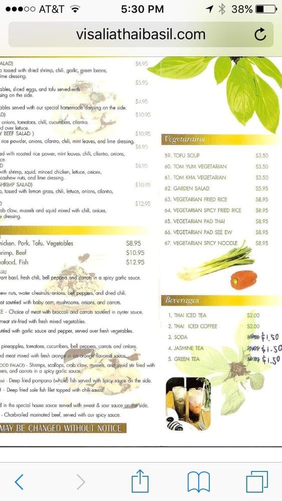 Rbec Menu Thai Basil Restaurant 2022 10 