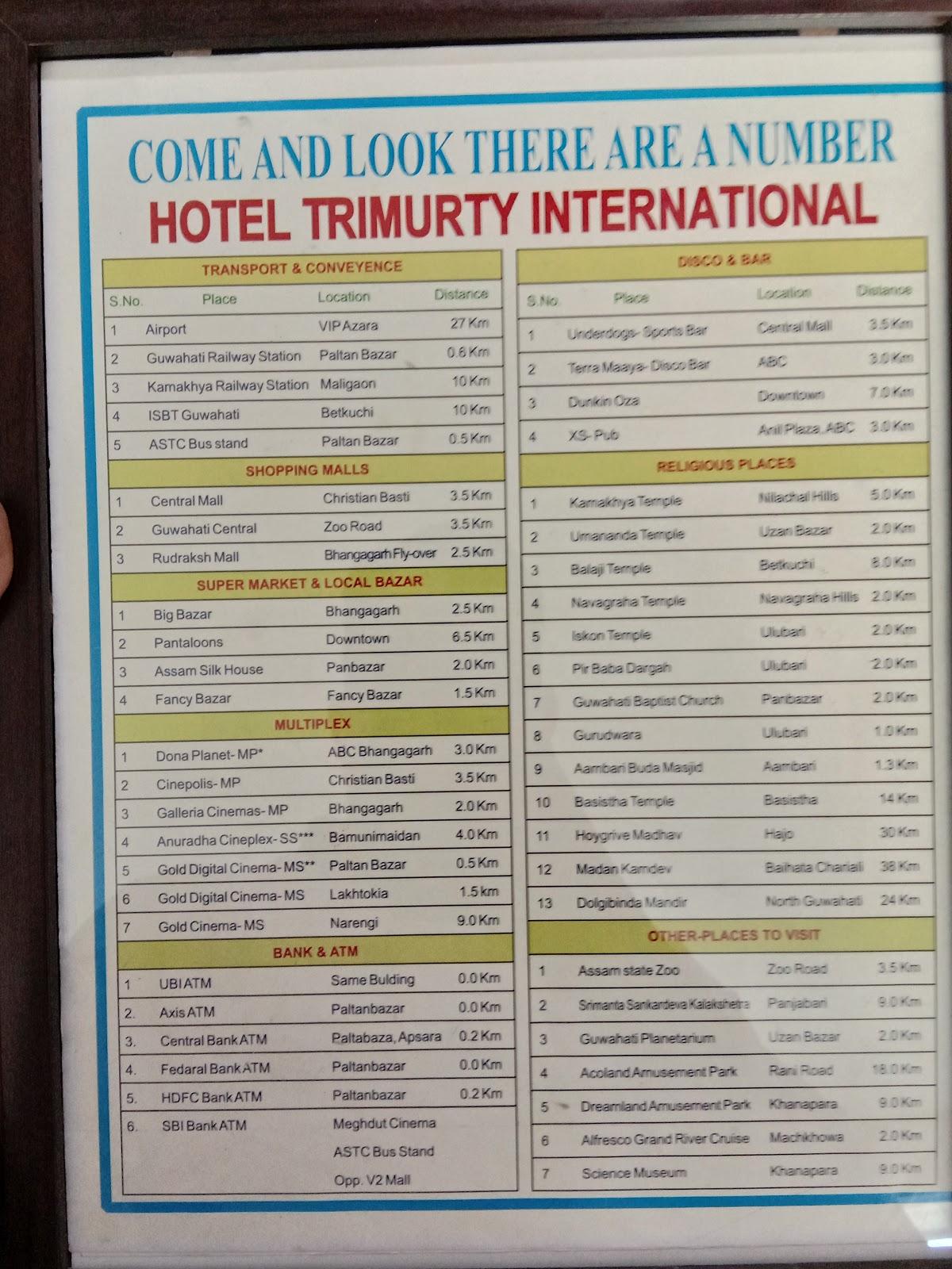 Galaxy Restaurants and Bar menu