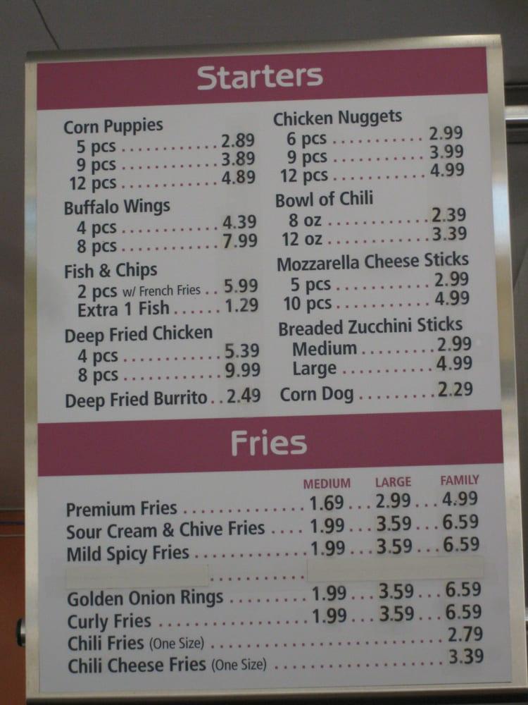 Menu at Classic 101 Burgers & Shakes restaurant, Belmont