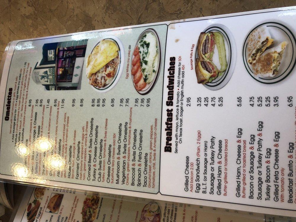 Menu at Detroit One Coney Island Restaurant, Detroit, Woodward Ave