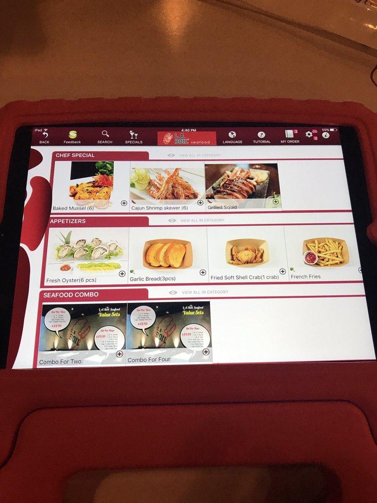 Menu at L.A. Boil Seafood restaurant, Mississauga, 888 Dundas St E A11