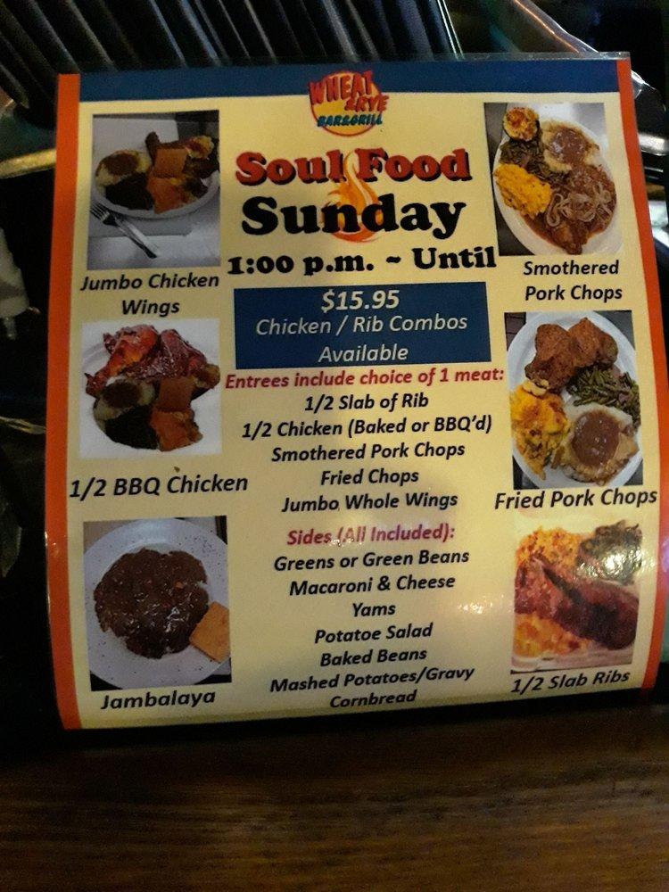 Menu at Airport Wheat & Rye pub & bar, Romulus, Merriman Rd