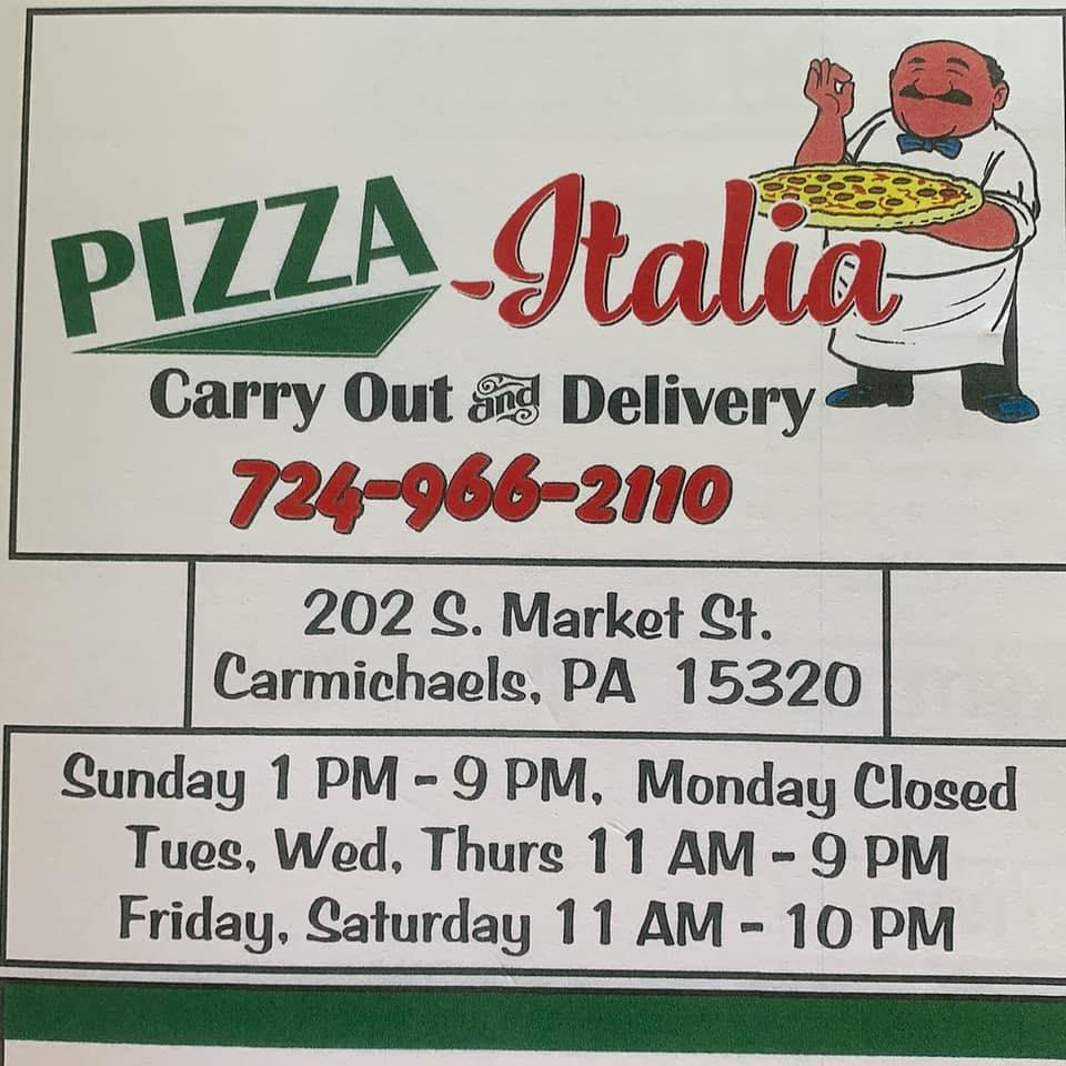 PizzaItalia in Carmichaels Restaurant reviews