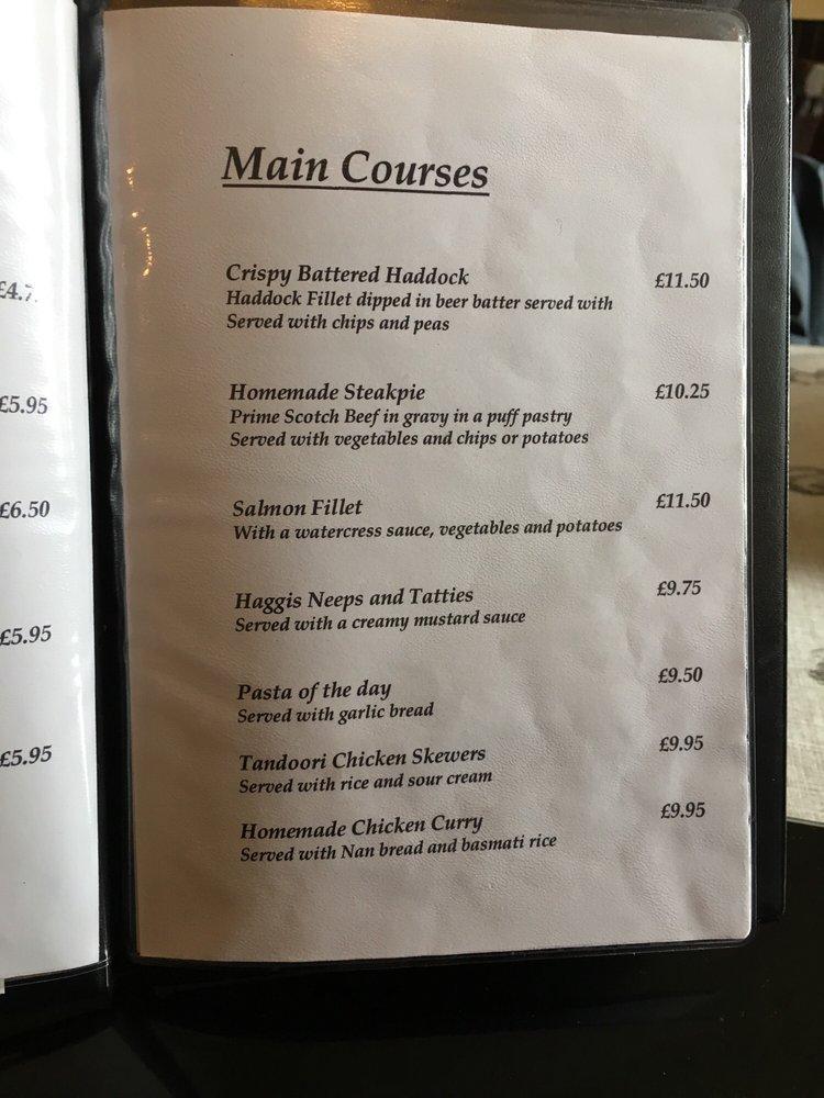 Menu at The Rod & Reel pub & bar, Crianlarich