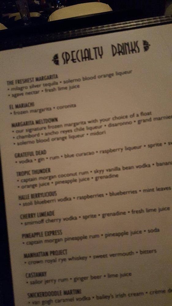 Menu at Star Cinema Grill pub & bar, Missouri City