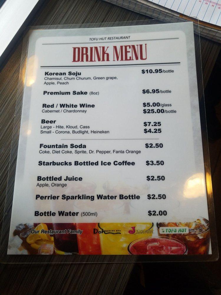 Menu at Tofu Hut BBQ, Las Vegas, W Spring Mountain Rd