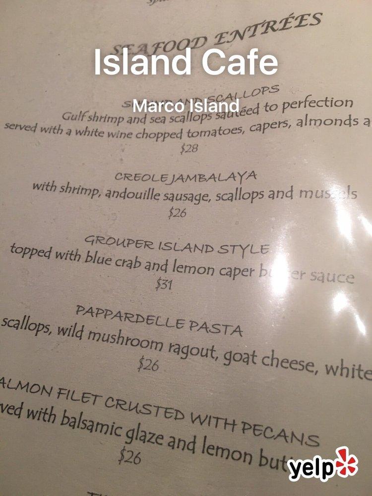 Menu at Arturo's Bistro restaurant, Marco Island, 918 N Collier Blvd