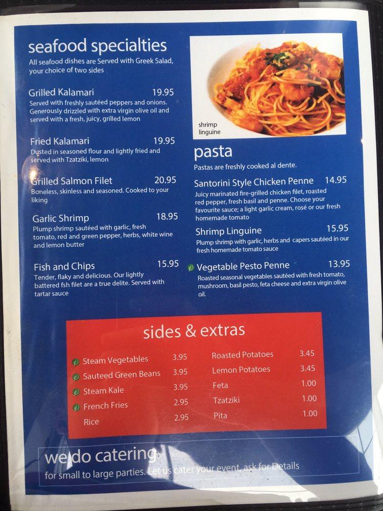 Menu at Greek Grill, Vaughan