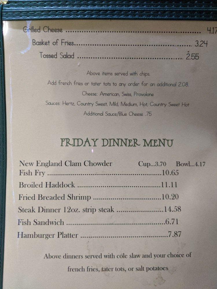 Menu at Carroll's Bar & Restaurant, Rochester