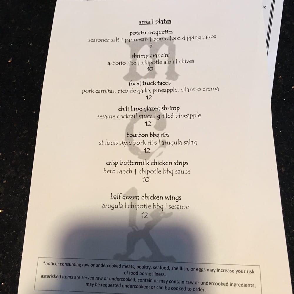 Menu at Motor City Kitchen pub & bar, Detroit