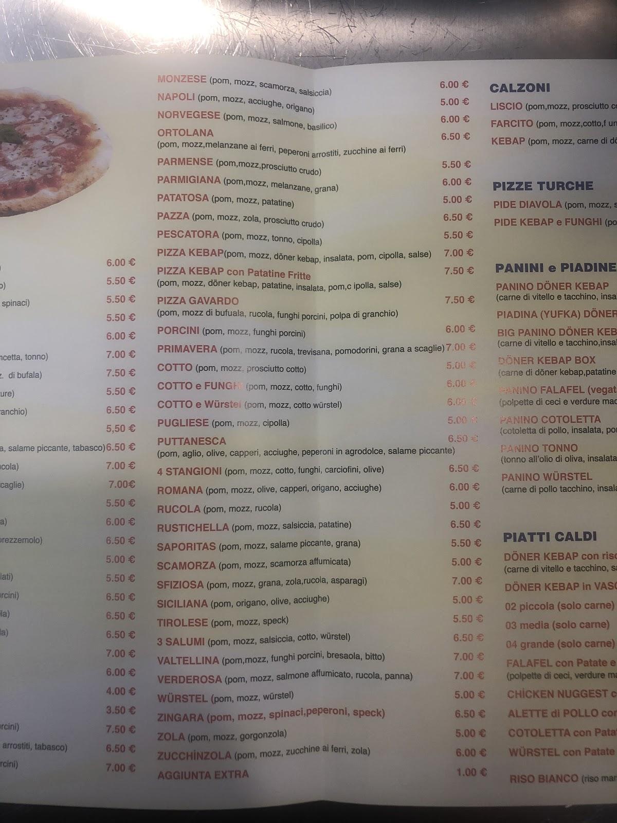 Menu da TURKISH CITY KEBAB GAVARDO ristorante, Gavardo