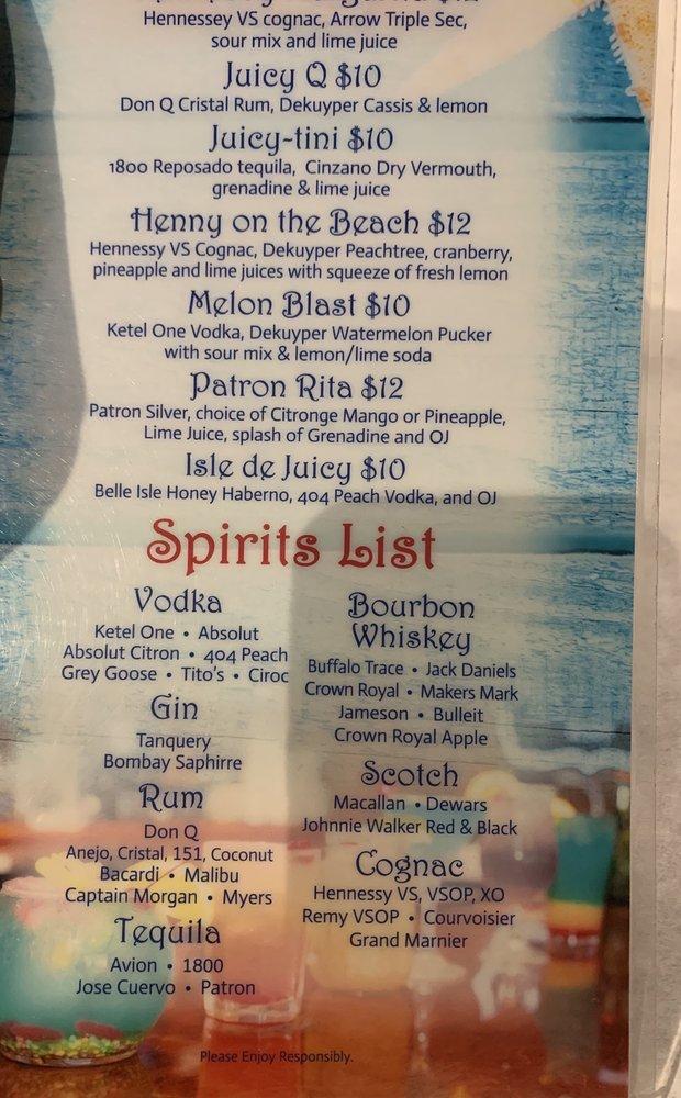 Menu at The Juicy Crab restaurant, Charlotte