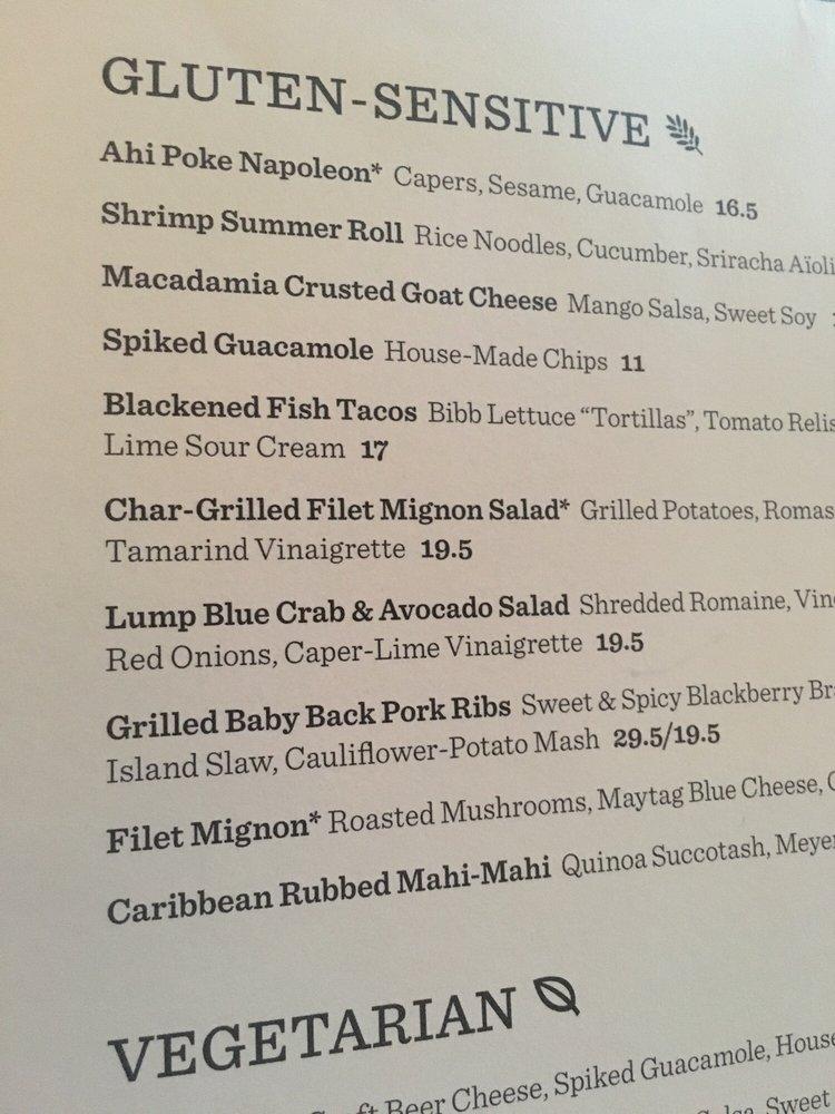 Menu At Tommy Bahama Restaurant, Bar & Store, Palm Desert