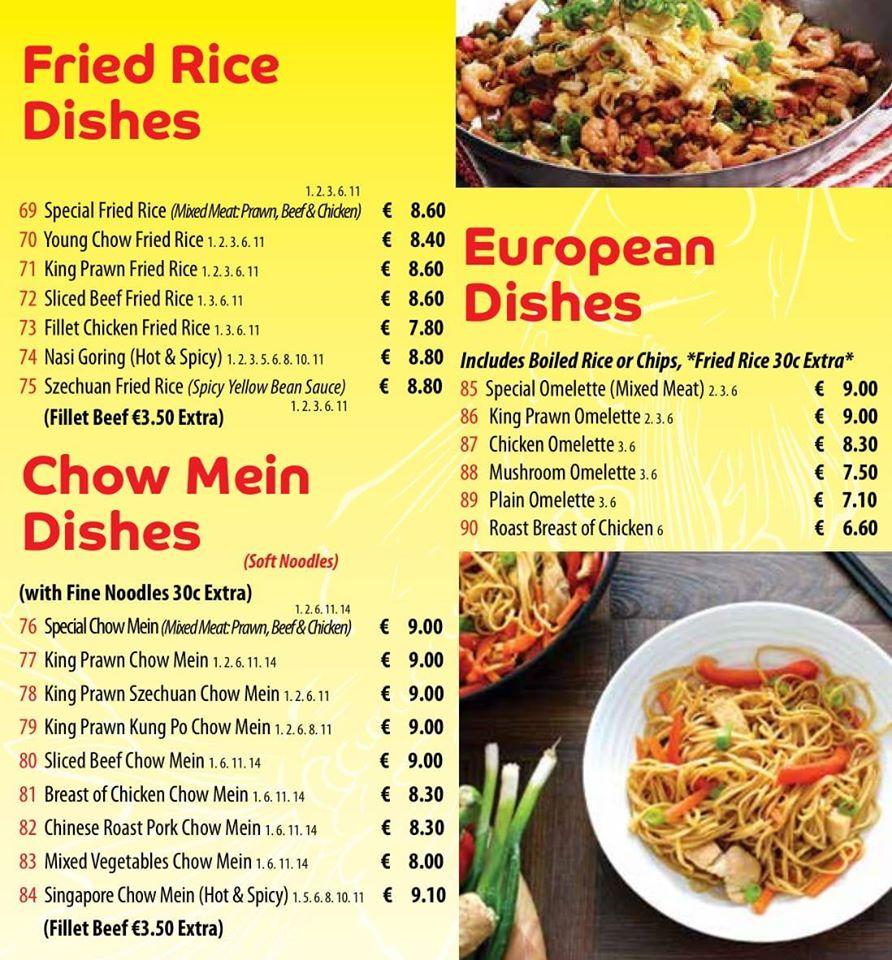 Menu at China House Restaurant, Lucan, 78