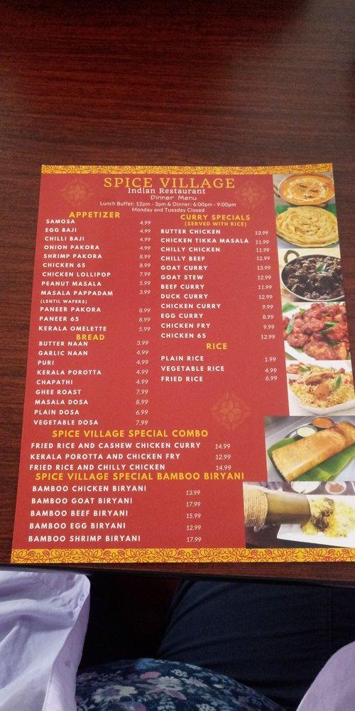 Menu at Spice Village Asian Food Mart restaurant, Rowlett
