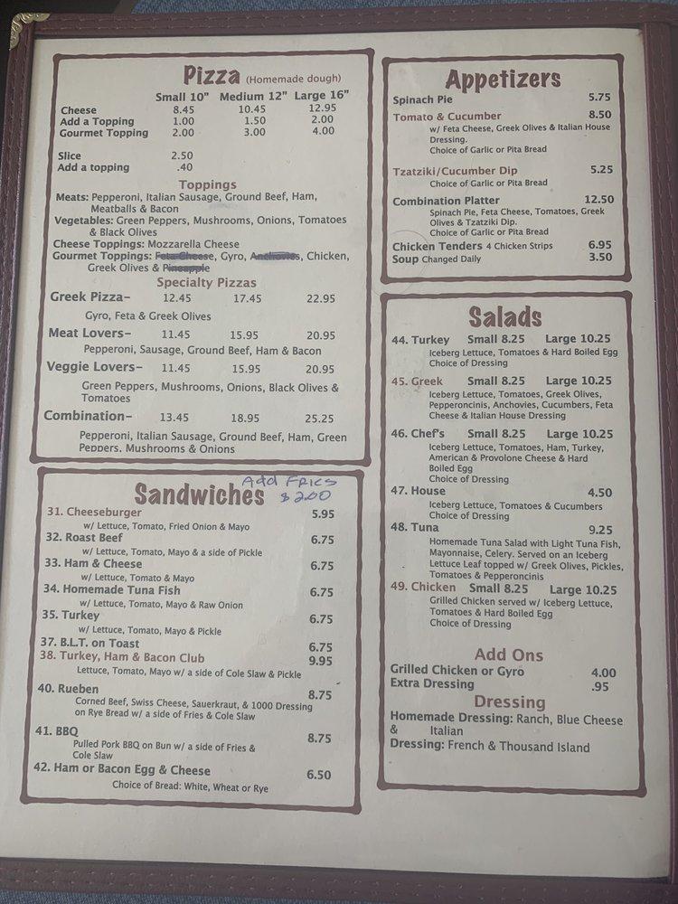 Menu At Astoria Pizza Pizzeria Woodbridge