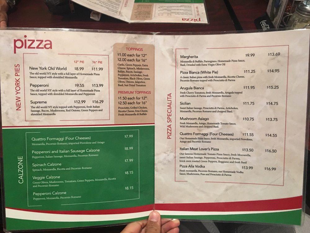 Menu at Calabria Brickoven Pizzeria Mt. Juliet, Mount Juliet