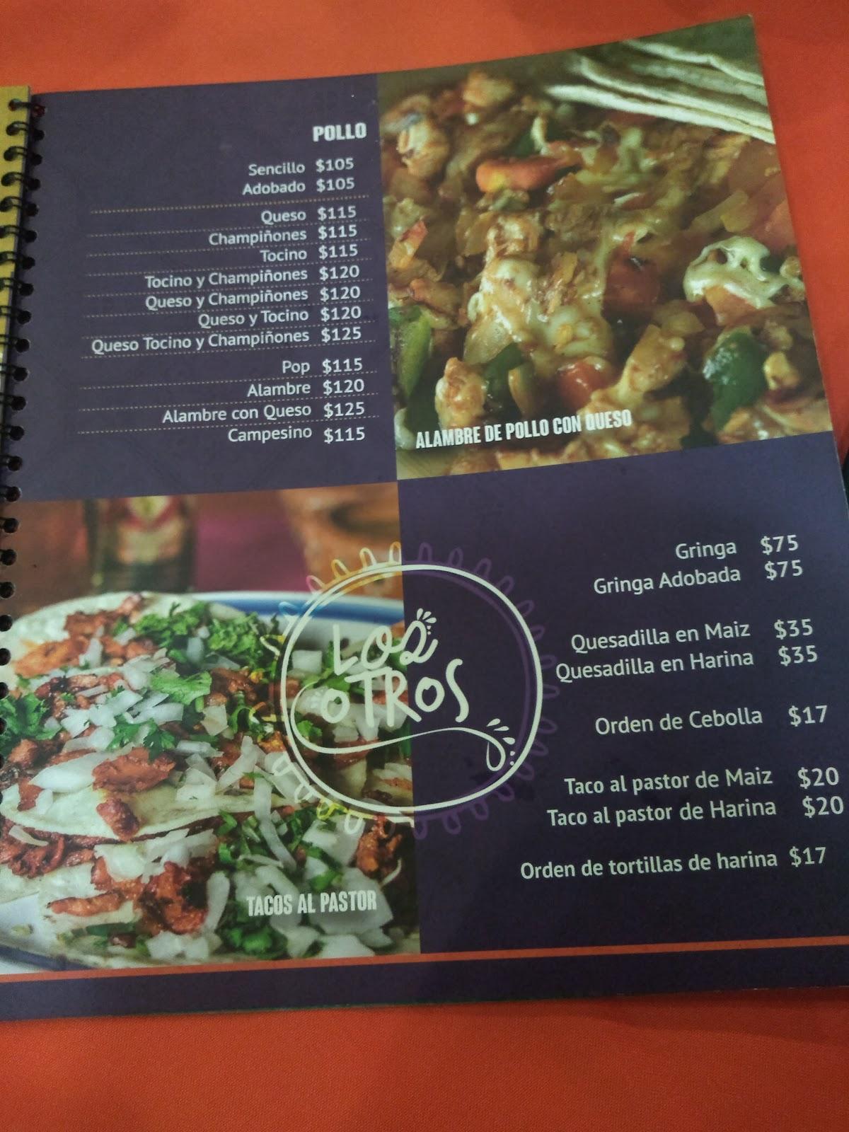 Menu At Las Brazas Restaurant Saltillo Blvd Venustiano Carranza