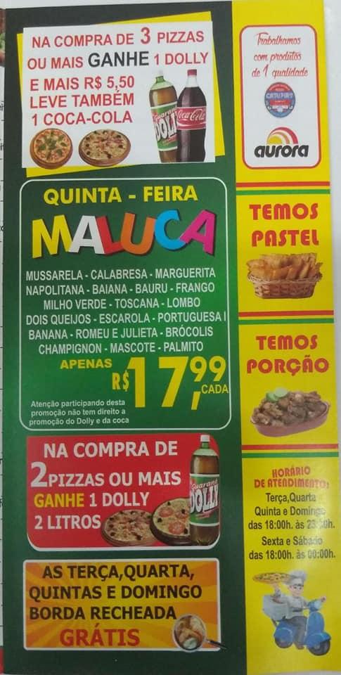Pizzaria Skala cardápio