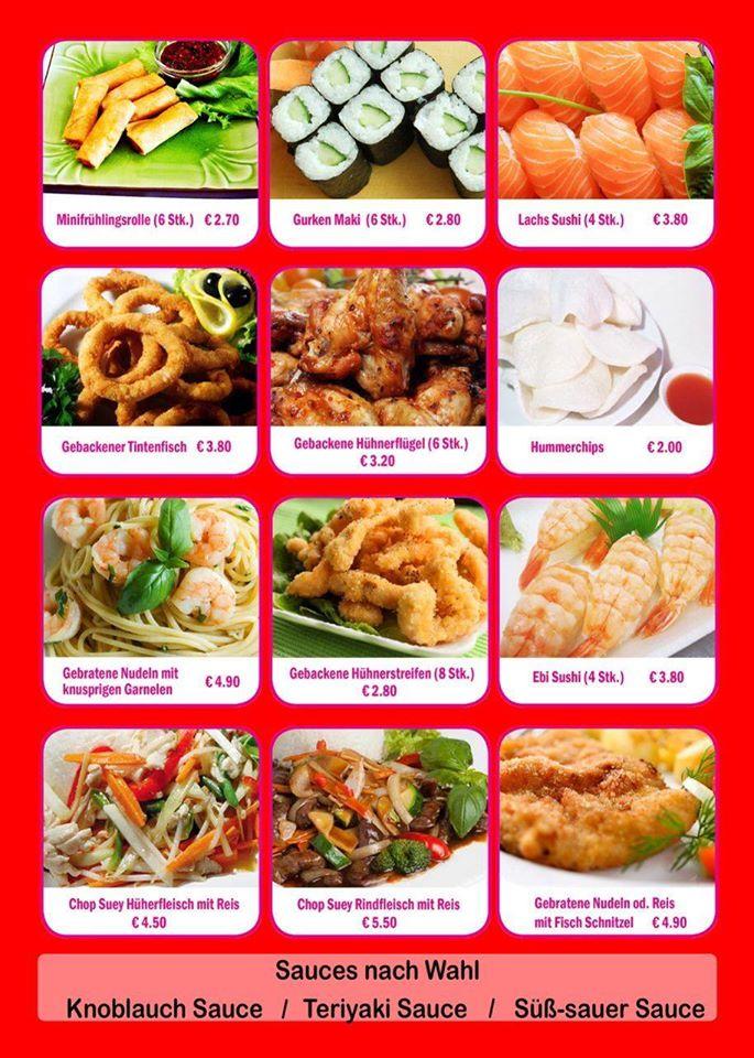 Menu at Bai Le restaurant, Graz, 56