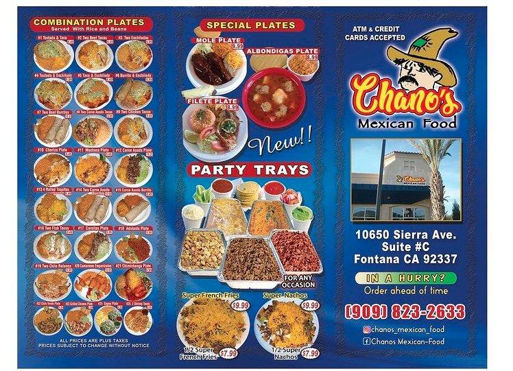 Chanos shop mexican grill