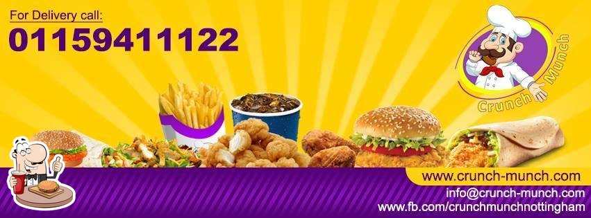 CRUNCH MUNCH, Nottingham - Cardápio, Preços & Comentários de Restaurantes -  Encomendar Entrega Online