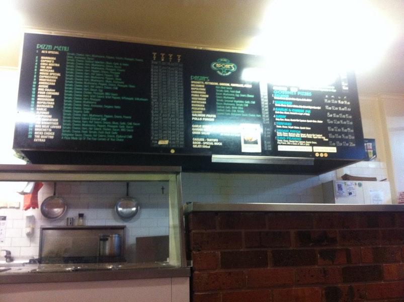 Menu at Capone's Pizza & Pasta Research pizzeria, Research